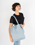 Tote Bag Pastelblau