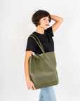 Tote Bag Olivegrün